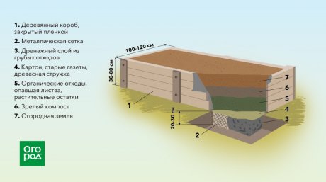 Приподнятые грядки — пошаговое руководство